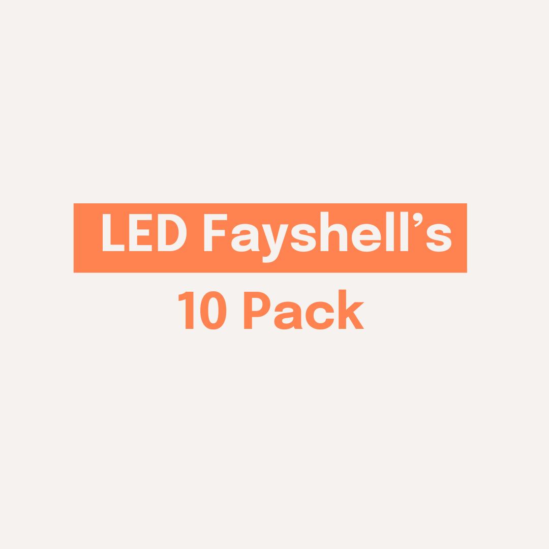 10 Pack LED Fayshells